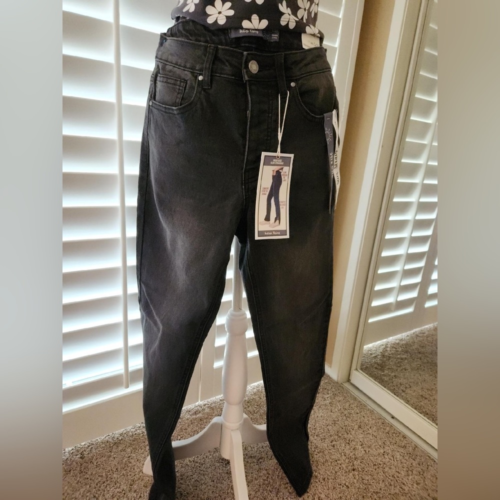 Indigo Authentic Denim High Rise Jeans